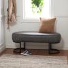 Safavieh Home Collection BCH6403 Bench, Grey