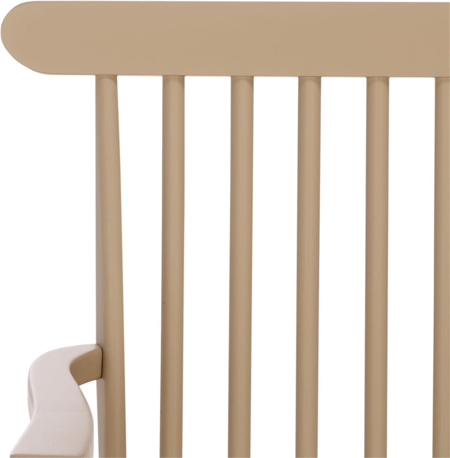image:imageSAFAVIEH Home Collection Eton Sage Green Solid Wood Bench Farmhouse Spindle Back Indoor Seating for Entryway or Dining BCH3300AKhaki