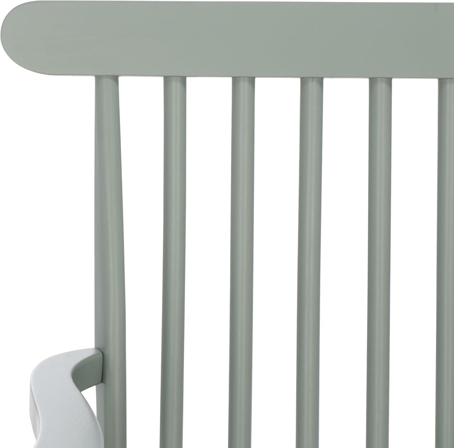 image:imageSAFAVIEH Home Collection Eton Sage Green Solid Wood Bench Farmhouse Spindle Back Indoor Seating for Entryway or Dining BCH3300ASage