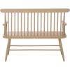 SAFAVIEH Home Collection – Eton Sage Green Solid Wood Bench, Farmhouse Spindle Back Indoor Seating for Entryway or Dining (BCH3300A)(Khaki)