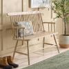SAFAVIEH Home Collection – Eton Sage Green Solid Wood Bench, Farmhouse Spindle Back Indoor Seating for Entryway or Dining (BCH3300A)(Khaki)