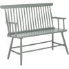 SAFAVIEH Home Collection – Eton Sage Green Solid Wood Bench, Farmhouse Spindle Back Indoor Seating for Entryway or Dining (BCH3300A)(Sage)