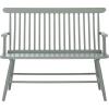 SAFAVIEH Home Collection – Eton Sage Green Solid Wood Bench, Farmhouse Spindle Back Indoor Seating for Entryway or Dining (BCH3300A)(Sage)