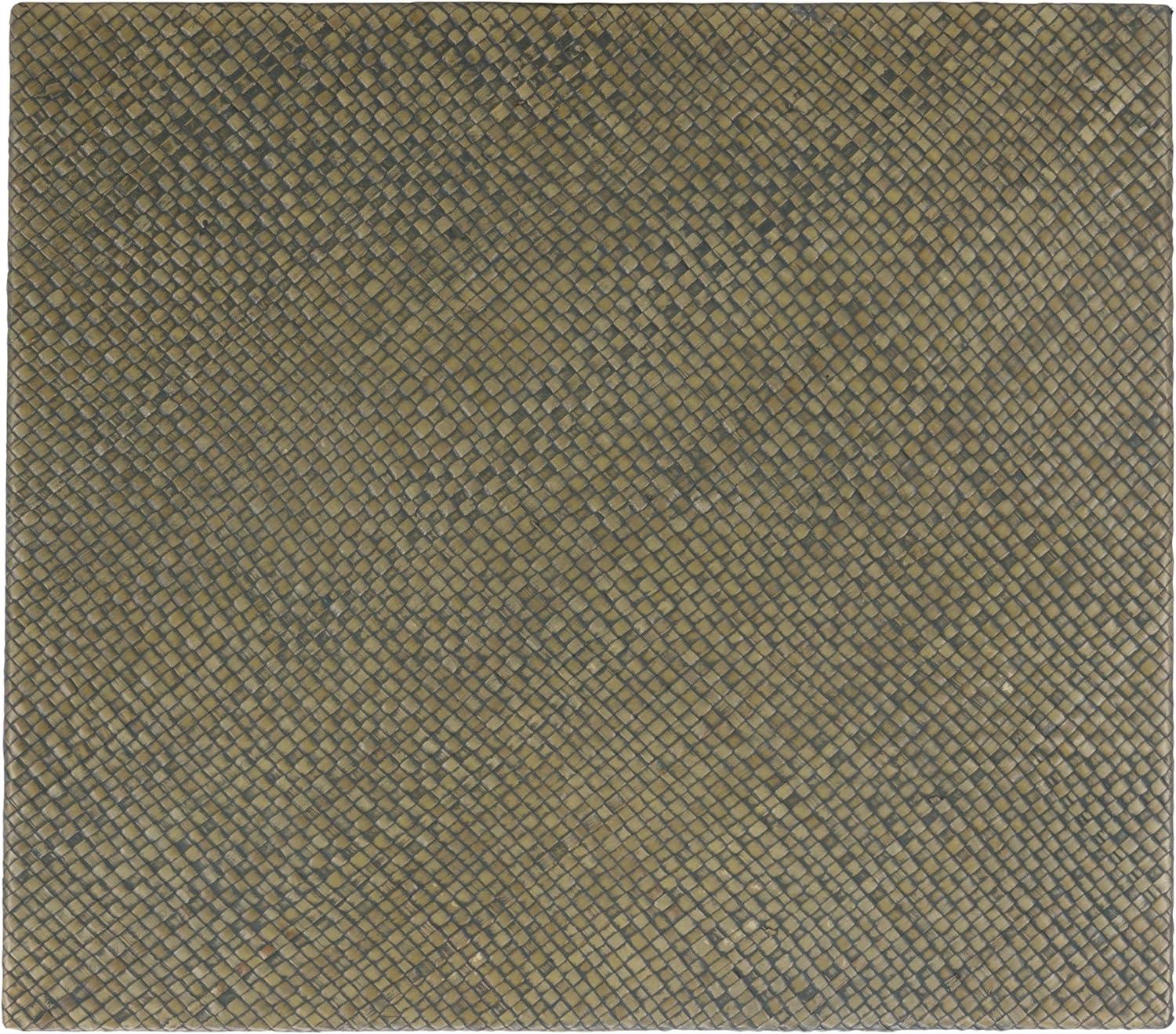 image:imageSAFAVIEH Home Collection Epke Natural Brown 1Drawer 1Shelf Accent Table Woven Raffia Design Fully Assembled ACC6616ATurquoise