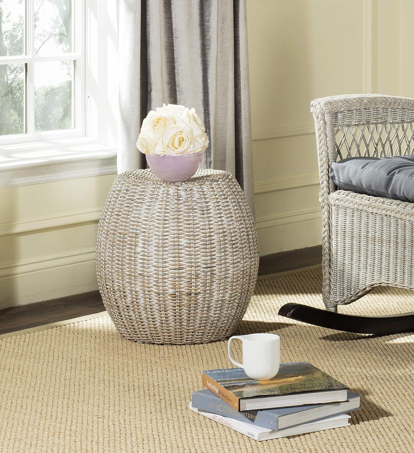 image:imageSAFAVIEH Home Collection Remi Brown End TableAntique Grey