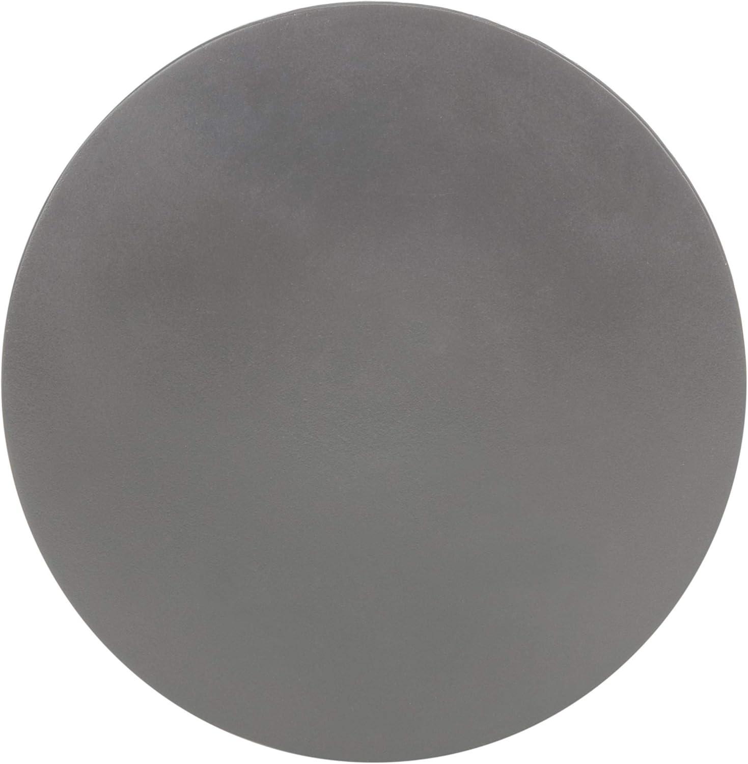 image:imageSAFAVIEH Outdoor Collection Haruki Modern Dark Grey Concrete Round Accent Table Fully AssembledGrey
