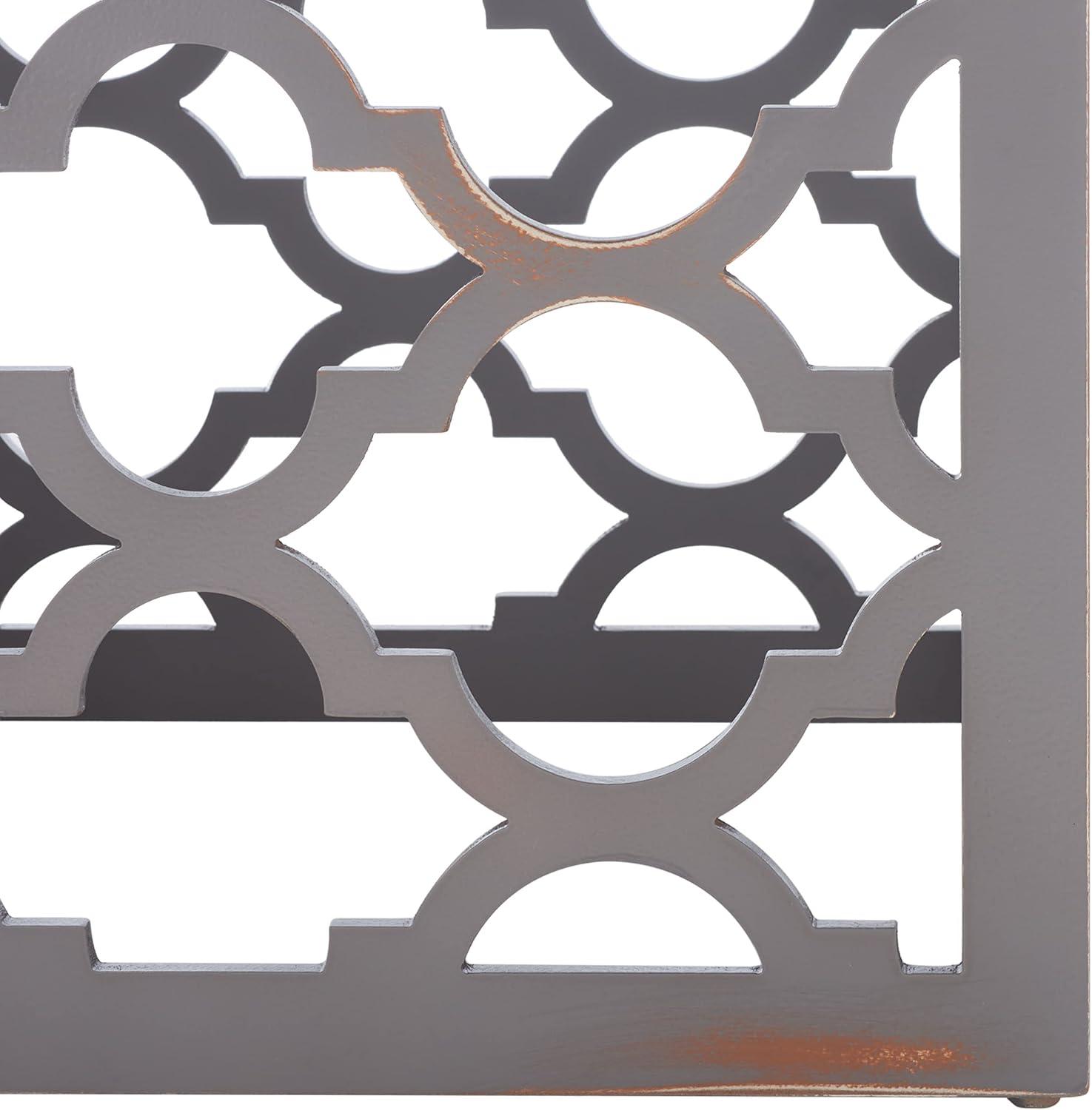 image:imageSafavieh American Homes Collection Lonny Distressed White End TableGrey