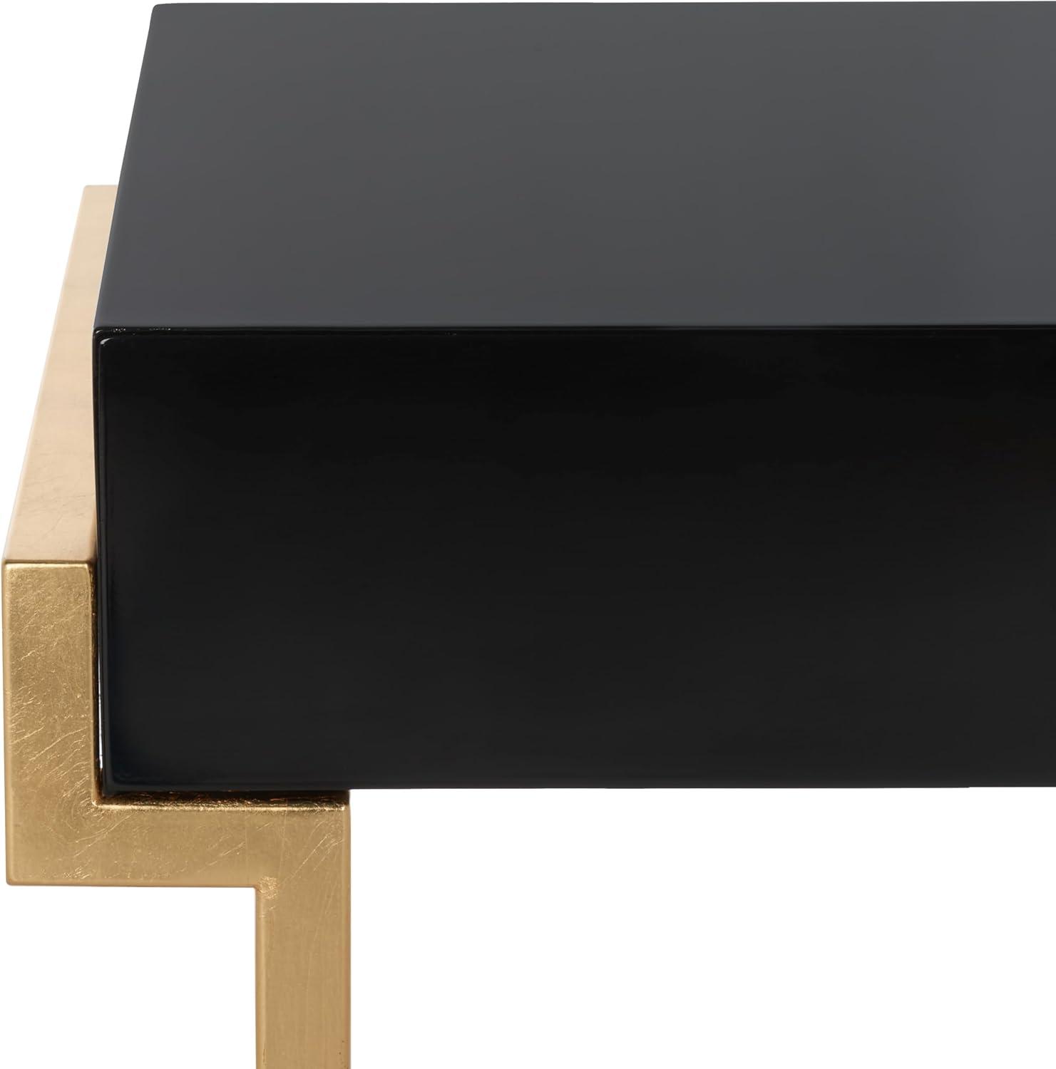 image:imageSafavieh Couture Collection Abele Black Lacquer Side TableBlack