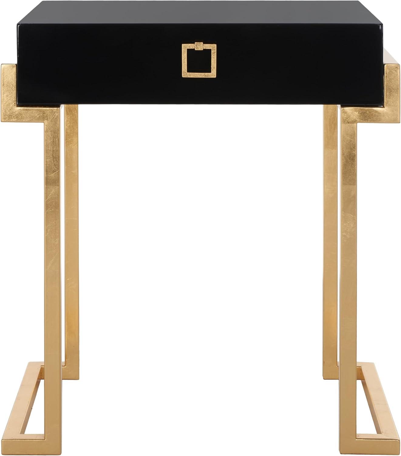 image:imageSafavieh Couture Collection Abele Black Lacquer Side TableBlack