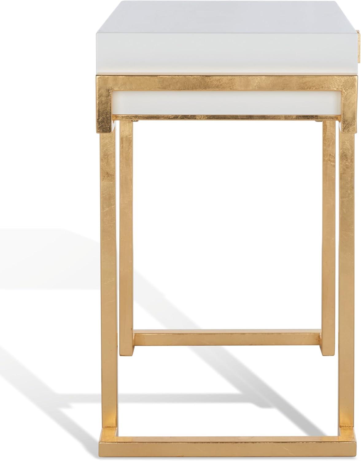image:imageSafavieh Couture Collection Abele Black Lacquer Side TableWhite