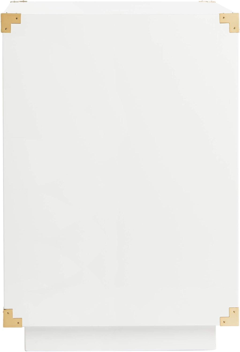 image:imageSafavieh Couture Collection Lella White Lacquer Side TableWhite