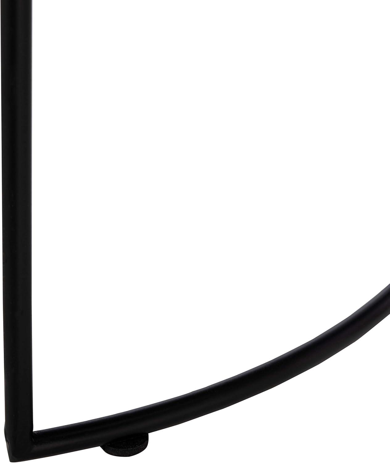 image:imageSafavieh Home Brooks Modern Faux Dark Grey Stone and Black Side TableDark Grey Black