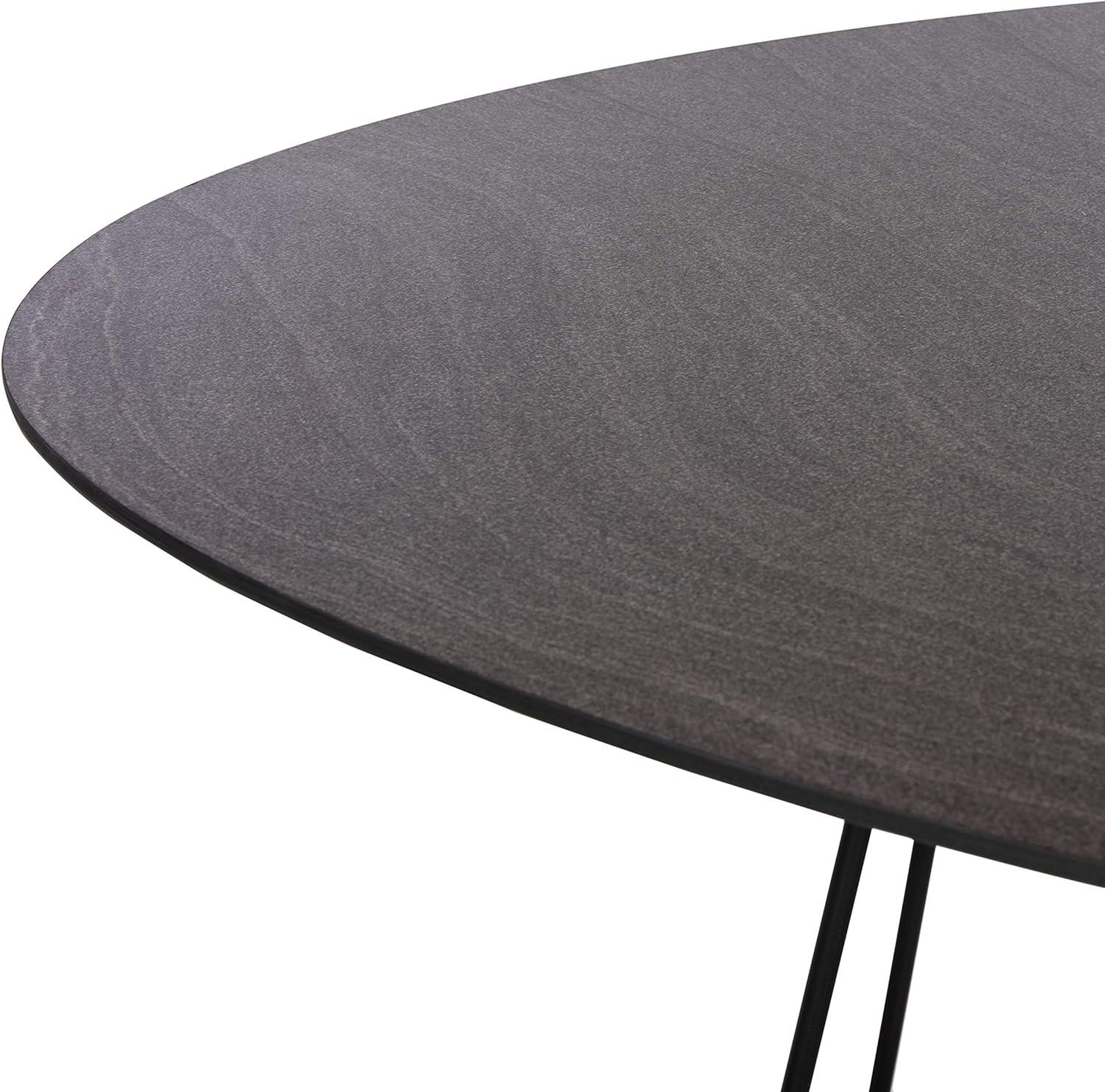 image:imageSafavieh Home Brooks Modern Faux Dark Grey Stone and Black Side TableDark Grey Black