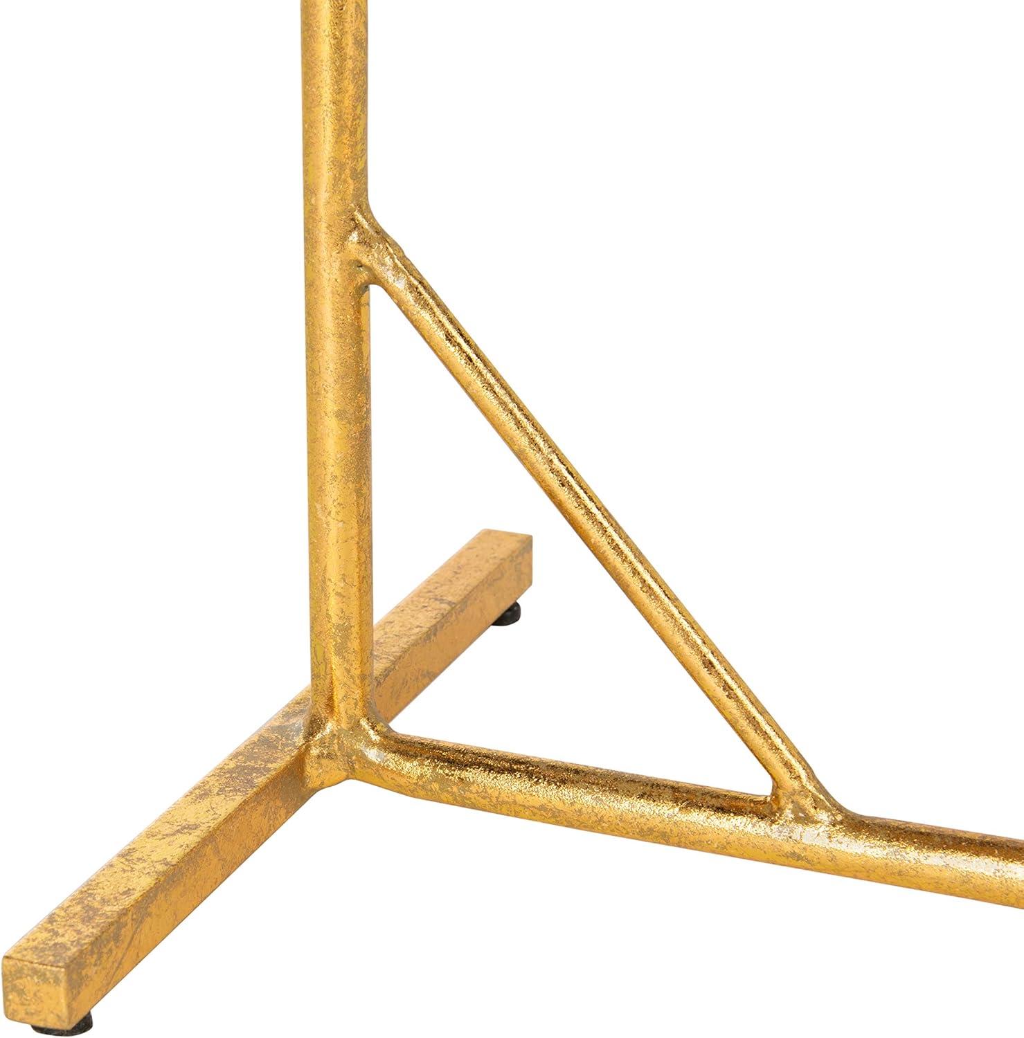 image:imageSafavieh Home Collection Sionne Yellow and Gold Round C Accent TableYellow Gold