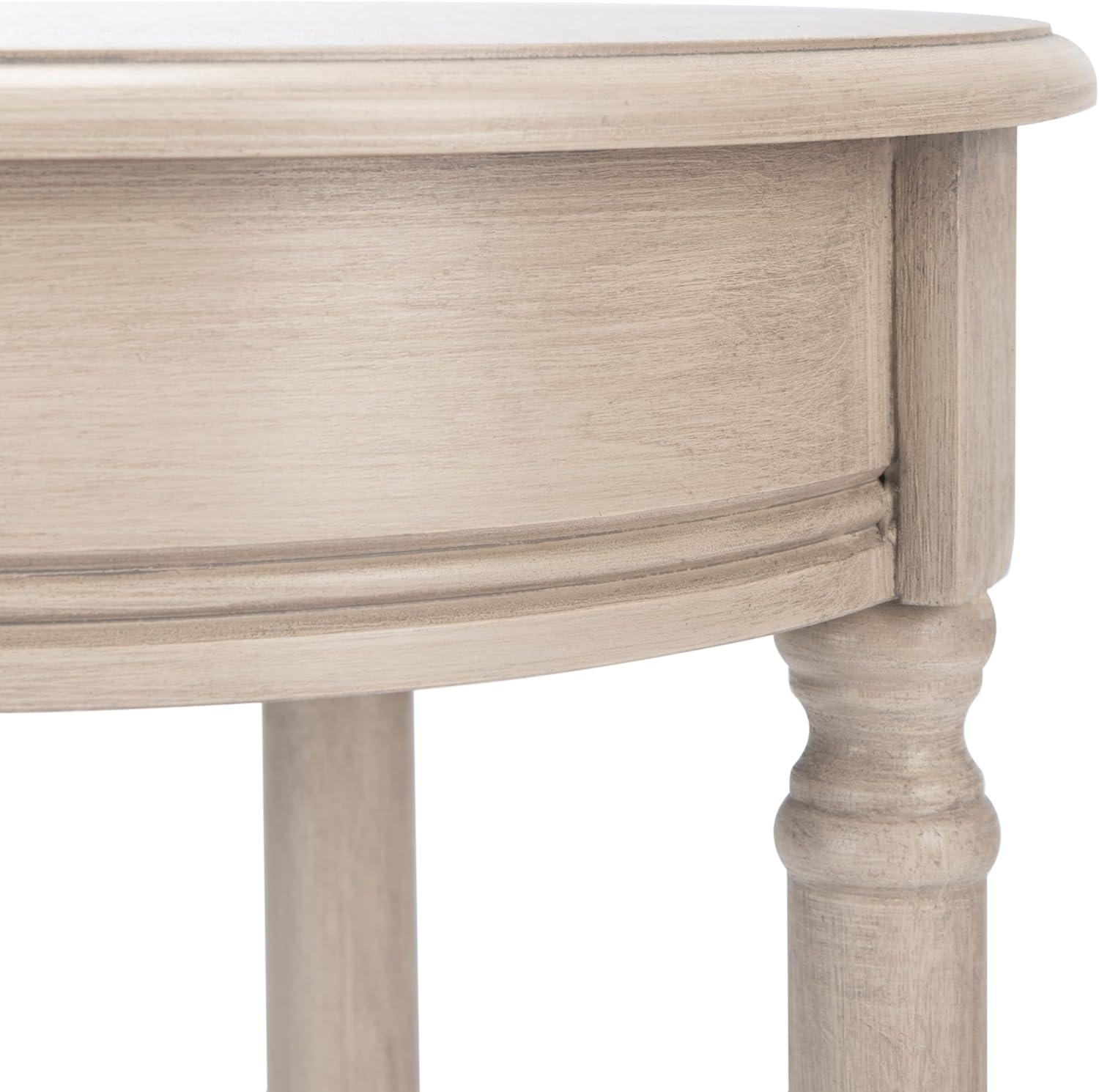 image:imageSafavieh Home Collection Tinsley Greige Bottom Shelf Round Accent Table ACC5717A 158 W x 158 L x 26 HGreige