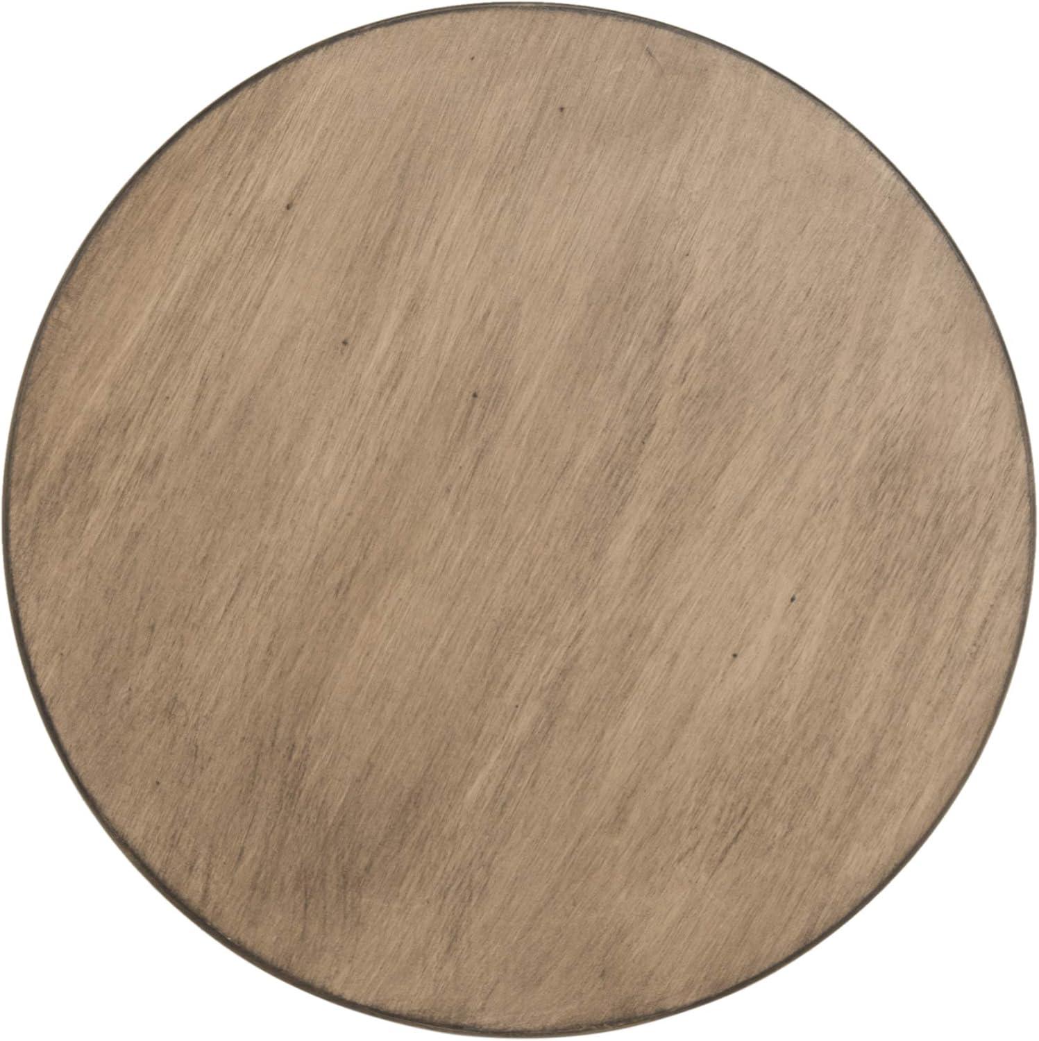 image:imageSafavieh Home Orion Modern Slate Grey Round Accent TableChocolate