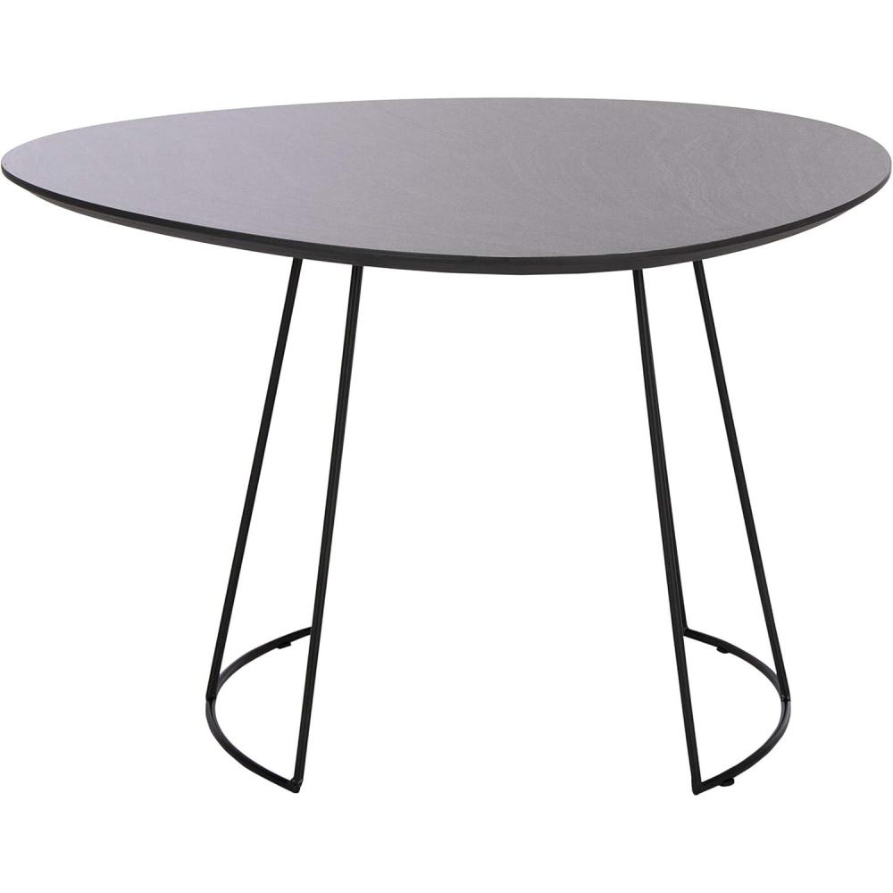 image:imageSafavieh Home Brooks Modern Faux Dark Grey Stone and Black Side TableDark Grey Black