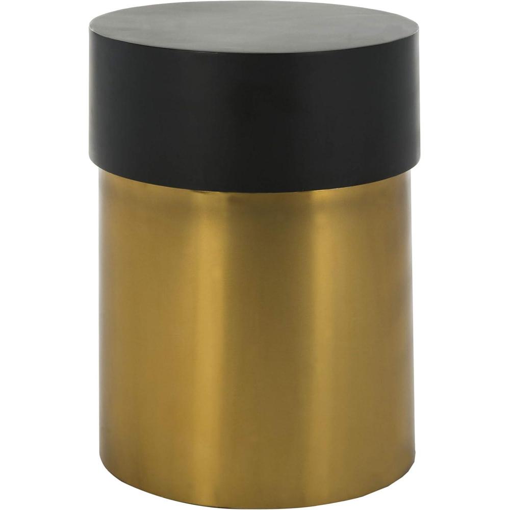 image:imageSafavieh Home Collection Solstice Round Black and Gold Side Table