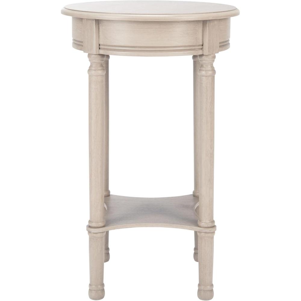 image:imageSafavieh Home Collection Tinsley Greige Bottom Shelf Round Accent Table ACC5717A 158 W x 158 L x 26 HGreige
