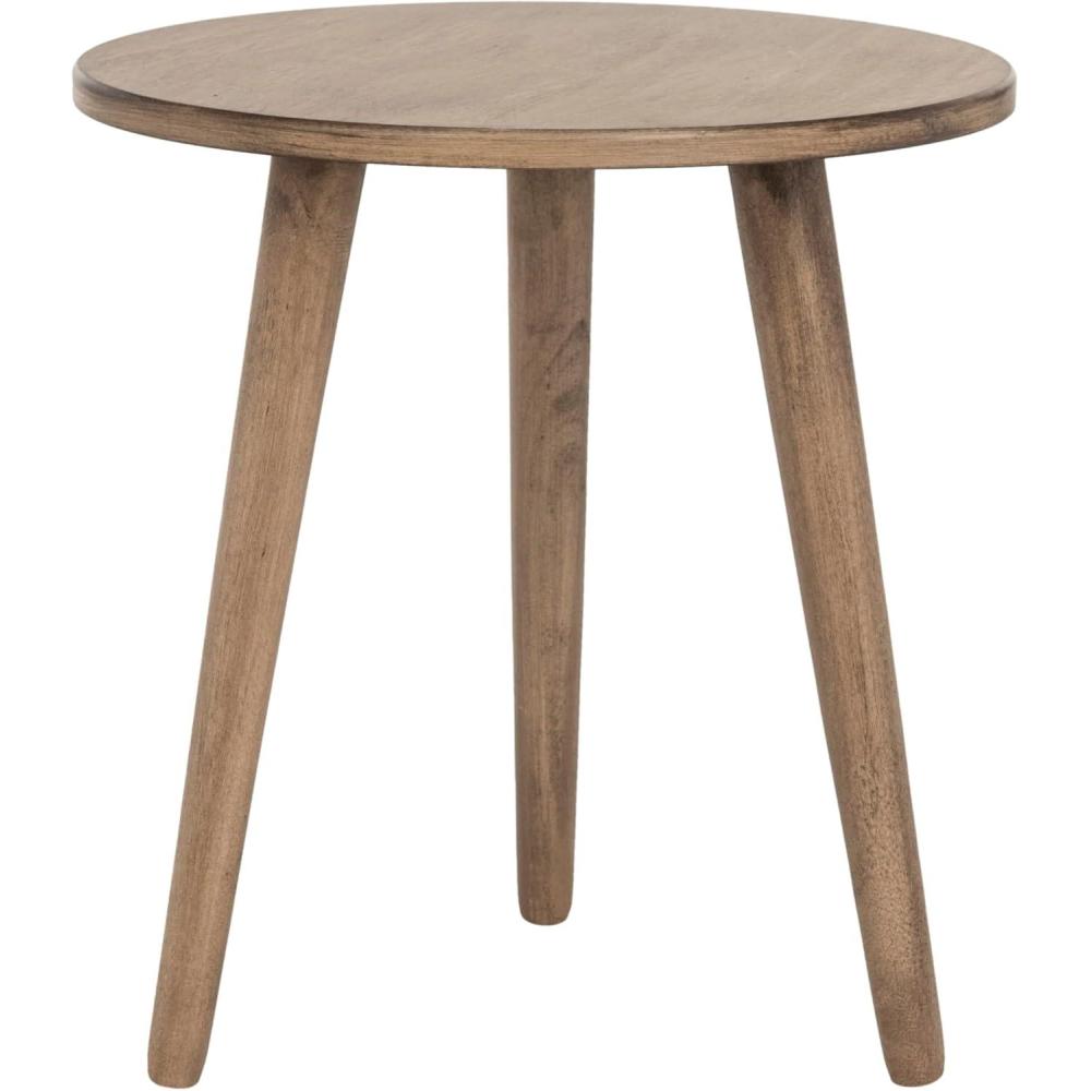 image:imageSafavieh Home Orion Modern Slate Grey Round Accent TableChocolate