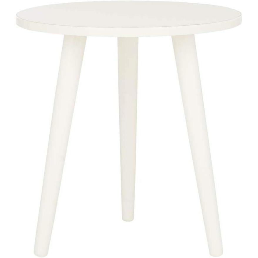 image:imageSafavieh Home Orion Modern Slate Grey Round Accent TableVintage White