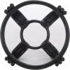 SAFAVIEH Home Collection – Bilian Round Accent Table, Black Rattan Base with Tempered Glass Top, Fully Assembled Accent Table for Living Room or Bedroom (ACC9900C)(Black)