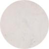 SAFAVIEH Home Collection – Kashi Clear Glass & White Marble Round Side Table, Modern Pedestal Accent Table, Fully Assembled (ACC3217A)(Grey/White)
