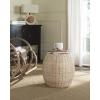 SAFAVIEH Home Collection Remi Brown End Table(White Washed)