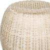 SAFAVIEH Home Collection Remi Brown End Table(White Washed)