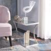 SAFAVIEH Home Collection Sullivan Silver Accent Table(Silver / Mirror)
