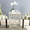 Safavieh American Homes Collection Lonny Distressed White End Table(Distressed / White)