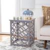 Safavieh American Homes Collection Lonny Distressed White End Table(Grey)