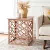 Safavieh American Homes Collection Lonny Distressed White End Table(Taupe)
