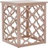 Safavieh American Homes Collection Lonny Distressed White End Table(Taupe)
