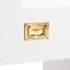 Safavieh Couture Collection Lella White Lacquer Side Table(White)