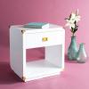 Safavieh Couture Collection Lella White Lacquer Side Table(White)
