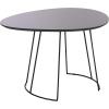 Safavieh Home Brooks Modern Faux Dark Grey Stone and Black Side Table(Dark Grey / Black)