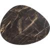 Safavieh Home Brooks Modern Faux Dark Grey Stone and Black Side Table(Grey / Black)