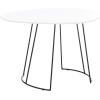 Safavieh Home Brooks Modern Faux Dark Grey Stone and Black Side Table(White / Black)