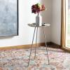 Safavieh Home Calix Silver and Gold Tripod Leg Side Table(Silver / Gold)