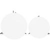 Safavieh Home Collection Ryne Modern White Lacquer Stacking Round Top End Table(White)
