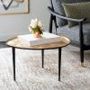 Safavieh Home Hera Taupe and Black Side Table