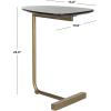 Safavieh Home Kaiya Black and Gold C Table