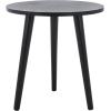 Safavieh Home Orion Modern Slate Grey Round Accent Table(Black)