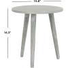 Safavieh Home Orion Modern Slate Grey Round Accent Table(Slate / Grey)