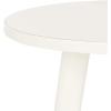 Safavieh Home Orion Modern Slate Grey Round Accent Table(Vintage White)