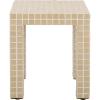 SAFAVIEH Home Collection – Hotaru Accent Table with Bordeaux Mosaic Tile Finish, Modern Square Side Table, Fully Assembled (ACC3231C)(Cream)