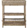 SAFAVIEH Home Collection Ajani Natural Wicker 3 Tier Accent Table