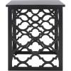 Safavieh American Homes Collection Lonny Distressed White End Table(Black)