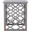 Safavieh American Homes Collection Lonny Distressed White End Table(Grey)
